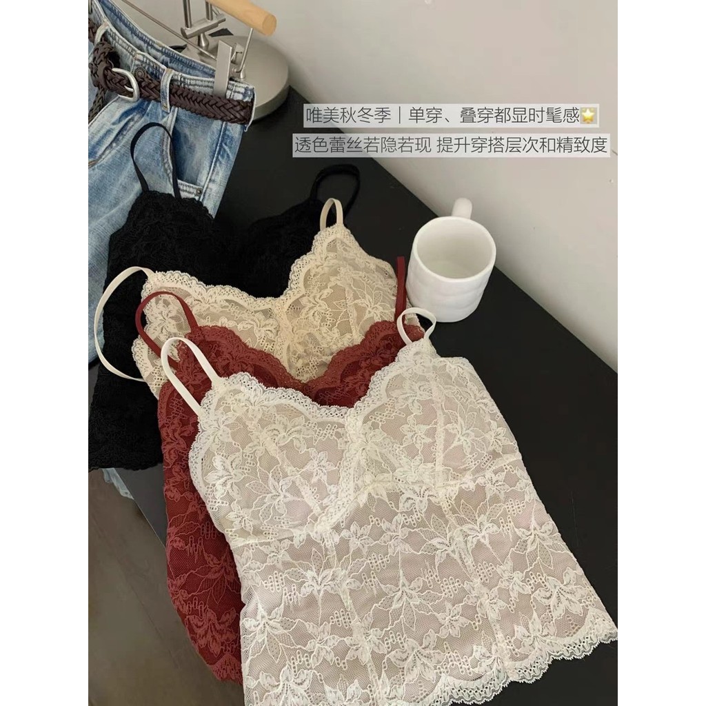 Ren Có Miếng Lót Ngực Đẹp Lưng Bên Trong Áo Yếm Nữ Chải Ấm Top