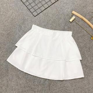 Chân váy bigsize nữ dáng xòe hai tầng chất  có quần bảo hộ trẻ trung, năng động dễ phối đồ cho nàng chuppy- CV9