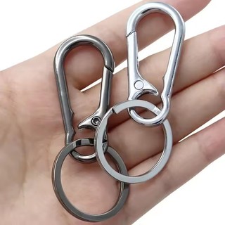1 / 3 Chiếc Carabiners Hình Bầu Hợp Kim Kẽm - Móc Leo Chống Mất Móc Khóa Phụ Kiện