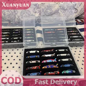 Hộp trưng bày mô hình ô tô XUAN 1 / 64 có tấm bông bảo vệ, Hộp lưu trữ 15 vị trí, Hộp bảo vệ vận chuyển VN