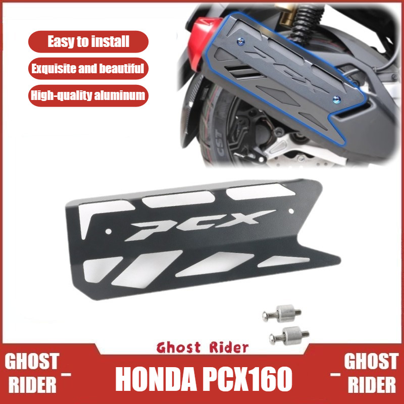 Cho 2021-2025 HONDA PCX160 Vỏ Bảo Vệ Ống Xả Tấm Chắn Nhiệt Bảo Vệ Trang Trí