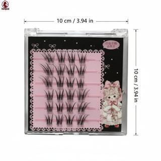 Không Keo Lông Mi Giả Phong Cách Trung Hoa Cáo 8-12mm Chiều Dài Hỗn Hợp Đen C Curl Khối Lượng Tự Nhiên Lông Mi Để Chụp Ảnh Sân Khấu Mặc