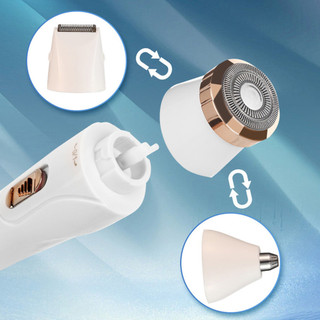 Máy cạo râu điện tất cả trong một Máy cạo râu điện ướt & khô dành cho nữ Máy cạo lông nách