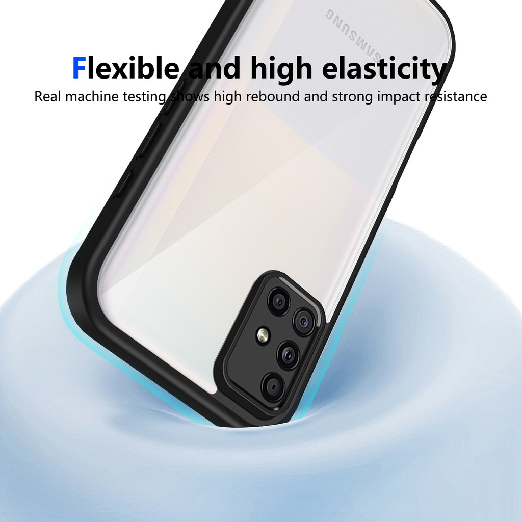 Ốp lưng Samsung A71 Vỏ trong suốt mờ thời trang cho Ốp điện thoại Samsung Galaxy A71