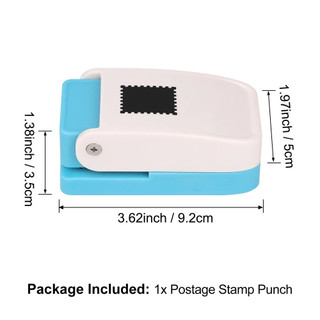 Postage Stamp Punch Lever Action Craft Punch for Paper Crafting Scrapbooking
