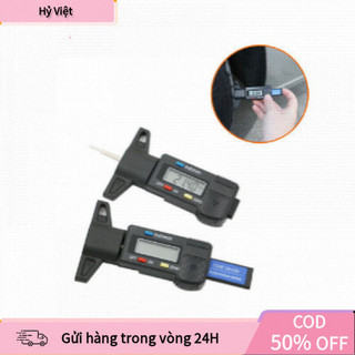 [Hỷ] Thước Đo Độ Dày Mòn Lốp 0-25mm Màn Hình Kỹ Thuật Số, Vỏ Nhựa ABS Bền Bỉ, Chống Thấm