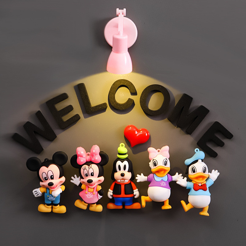 🍒 ❈ 米 ❈ ❈ ❈ ❈ ❈ 3D ❈ ❈ ❈ ❈ ❈ ❈ ❈ ❈ ❈ ❈ ❈ ✸ ❈ ❈ ❈ ❈ ❈ ❈ ❈ ❈ ❈ Nhãn dán tủ lạnh âm thanh nổi 3D Mickey Manny dễ thương fujiayifang168.my20251105