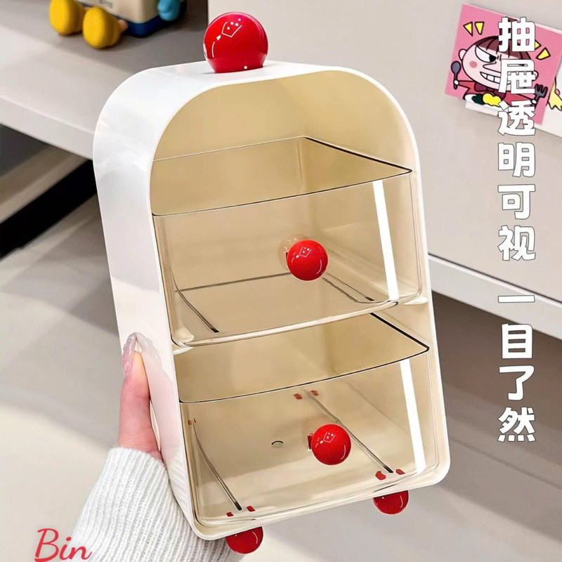 Kệ đựng mĩ phẩm mẫu mới 2 tầng gọn gàng tiện lợi