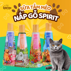 Sữa tắm nước hoa SPIRIT nắp gỗ 500ml cho chó mèo