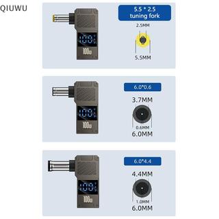 QIUWU PD100W Laptop Sạc Nguồn Cung Cấp Kết Nối Adapter Nữ Type-C Sang Nam Chuyển Đổi Màn Hình Hiển Thị Kỹ Thuật Số Cho / /.