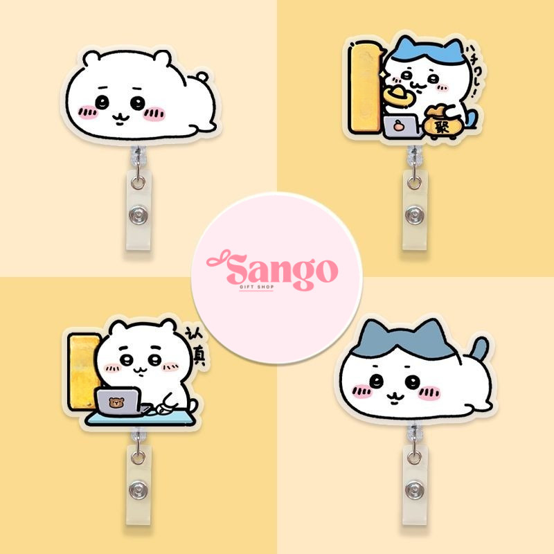 Kẹp Thẻ Yoyo Bác Sĩ Y Tá  Hoạt Hình Jiyi Kawai - Sango