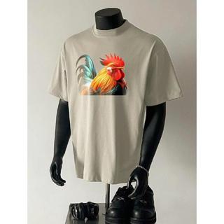 Áo thun Stee Cổ tròn GÀ TRỐNG Localbrand ITSNCUONGI Unisex Cotton