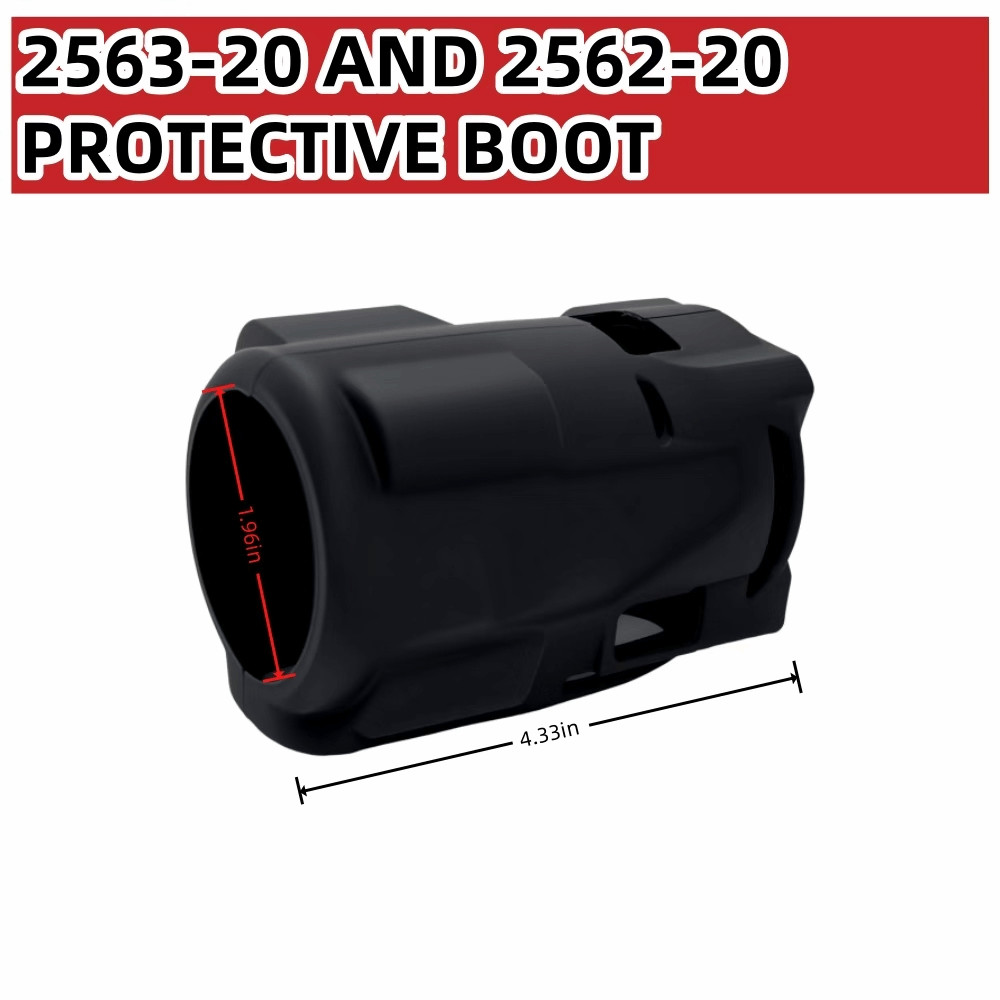 Boot bảo vệ trình điều khiển tác động YMIFI, Phụ tùng thay thế cao su Tấm bảo vệ cờ lê tác động, Phụ kiện dụng cụ điện khởi động 1 / 2 và 3 / 8 chuyên nghiệp