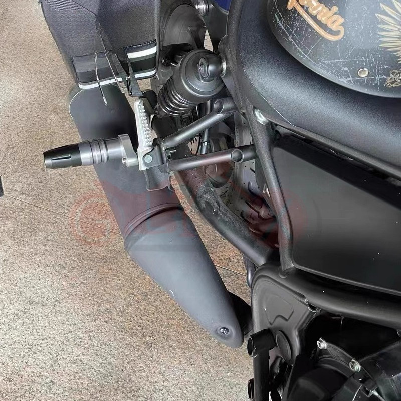 Dành Cho Xe YAMAHA XSR155 R15 V3 V4 R3 Xe Máy CNC Khung Xả Thanh Trượt Tai Nạn Bảo Vệ Cao Su Chống Rơi Phụ Kiện Bảo Vệ