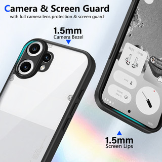 For Nothing CMF Phone 2 Pro 5G Ốp điện thoại cứng trong suốt Aryclic Back Khung silicon mềm Chống rơi Vỏ mỏng chống sốc