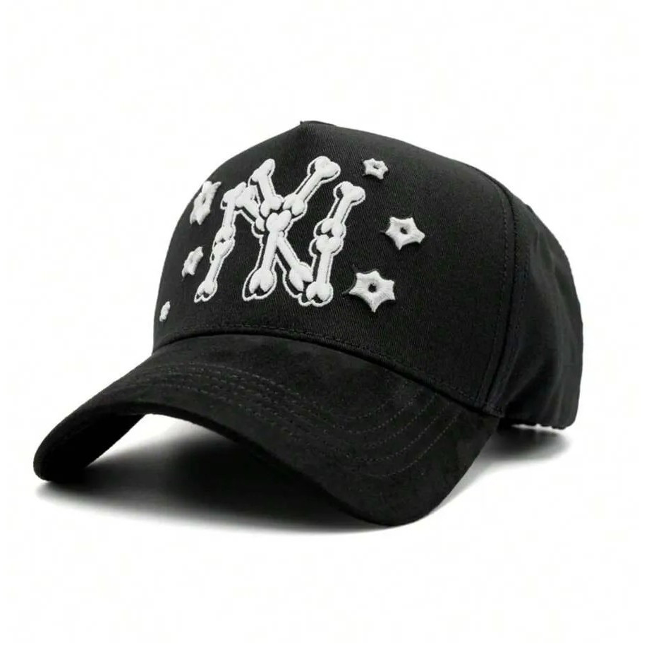 Mũ Damdy - Xương chắp vá - Đen - Đội Yankees New York 8A4U