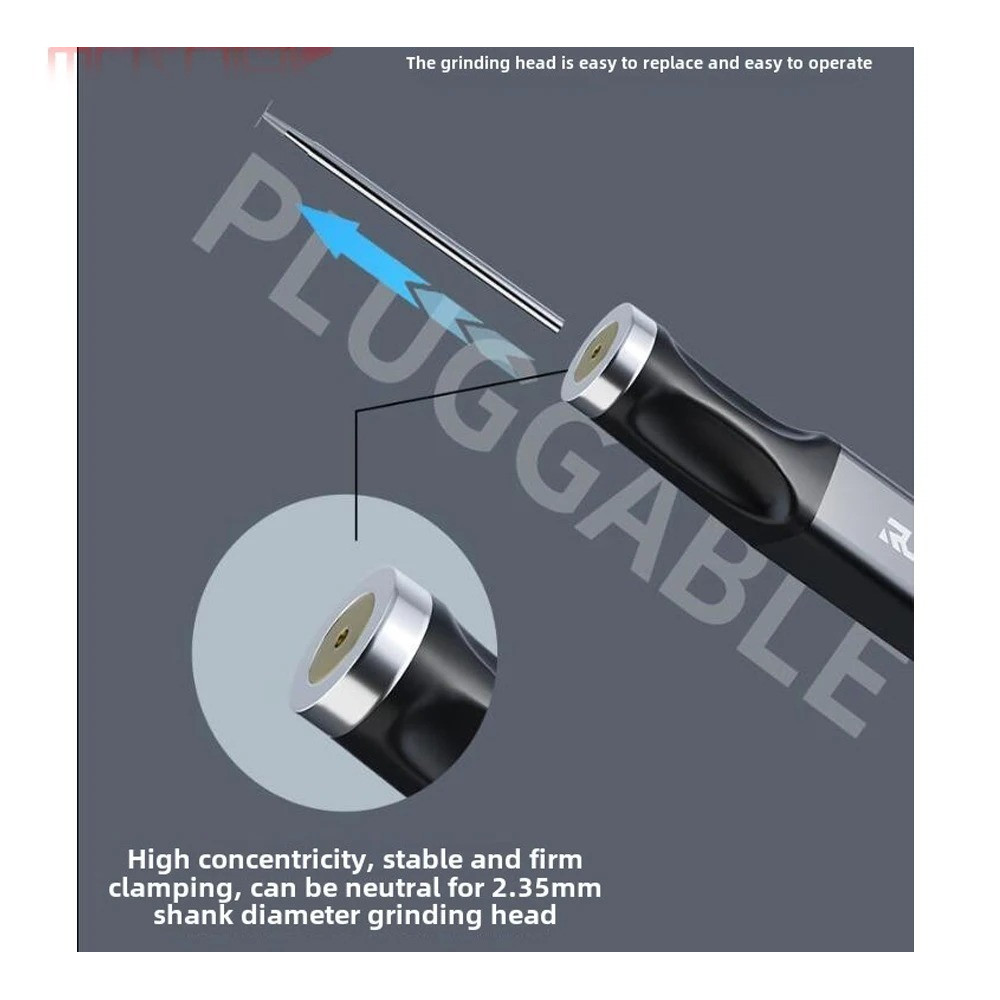 Zhikai D-606P Bút Đánh Bóng Điện Thông Minh Đánh Bóng Cắt Đấm Khắc Không Dây MINI Bo Mạch Chủ Máy Mài