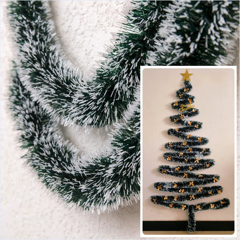 Dây Lá Thông Noel – Dây Trang Trí Giáng Sinh Đẹp, Phụ Kiện Kết Hợp Dây Đuôi Chồn Tạo Decor Lễ Hội Sang Trọng