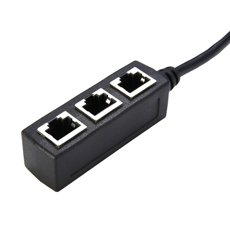 Bộ Chia Cổng Mạng LAN RJ45 1 Ra 3, Cáp Ethernet Phân Tách Tín Hiệu Cho Văn Phòng, Gia Đình