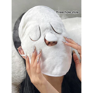 1 Khăn nóng / lạnh dày Khăn Cotton nguyên chất Mặt nạ SPA Mặt nạ nóng Mặt nạ làm đẹp dưỡng ẩm Trẻ hóa làm đẹp Làm