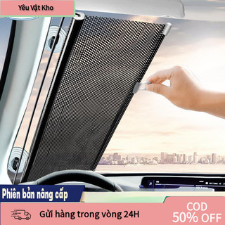 Rèm che nắng phía trước ô tô tự động thu vào với khả năng chống tia UV và cách nhiệt vượt trội cho mùa hè