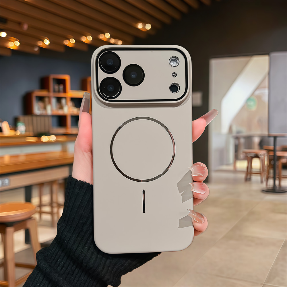 Ốp điện thoại từ tính vỏ cứng chất lượng cao cho iPhone 17 Pro Max 12 13 14 15 16 pro max Air 15 16 plus Bảo vệ ống kính chống rơi Vỏ cứng Vỏ điện thoại