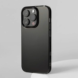 Ốp điện thoại trong suốt pha lê siêu mỏng cho iPhone 17 16 15 14 13 12 Pro Max Vỏ cứng mờ mờ cho iPhone 17 Pro Max Vỏ bảo vệ trong suốt mỏng nhẹ
