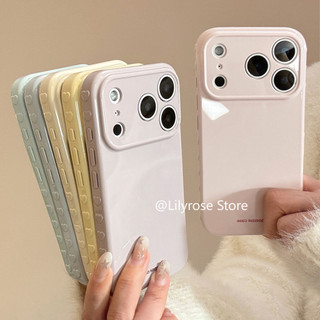 Ốp Điện Thoại TPU Xanh Cho iPhone 17ProMax 17Pro 17 16ProMax 16Pro 16 15ProMax 15Pro 15 14ProMax 14Pro 14 13ProMax 13Pro 13 12 Mềm Chống Rơi Apple iPhone Case Xanh Hồng Vàng