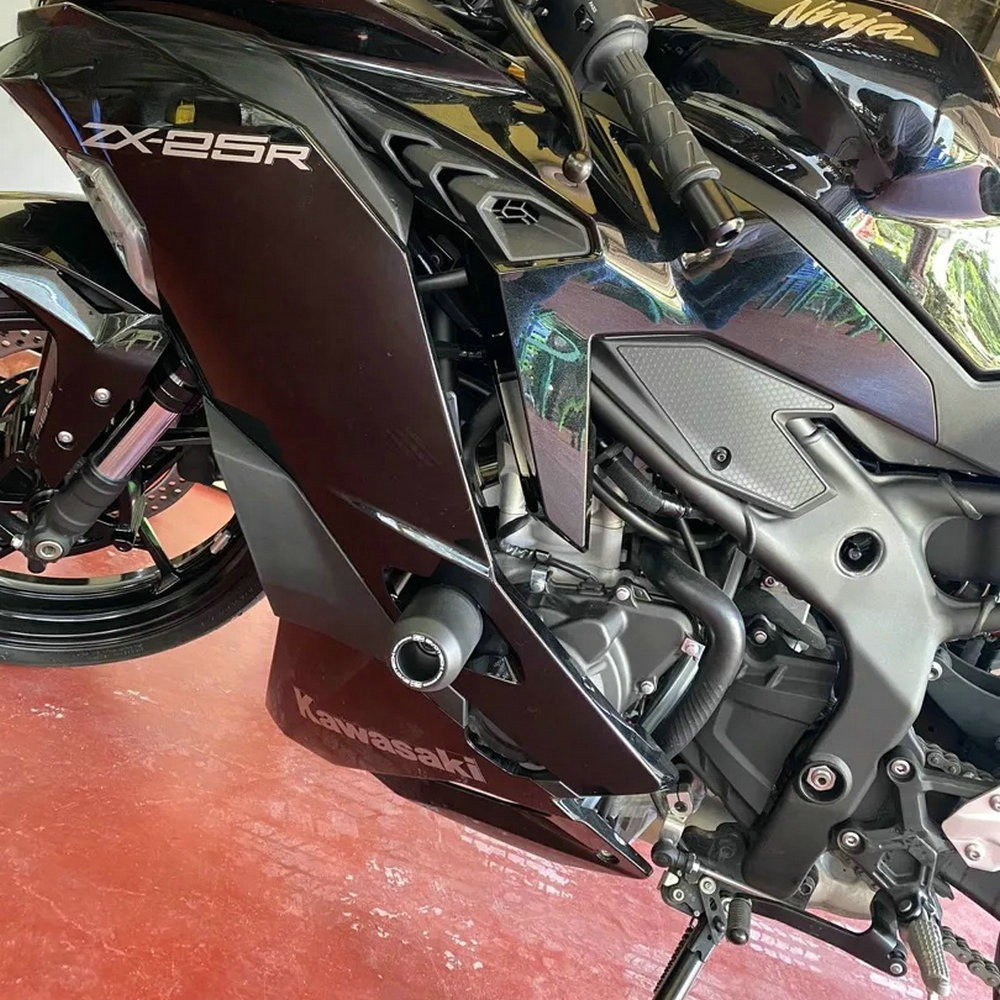 MỚI CHO KAWASAKI Z900 Z900RS Z1000 ZX-6R ZX-10R ZX4R ZX25R ZX4RR Phụ Kiện Xe Máy Khung Động Cơ Thanh Trượt Bảo Vệ Rơi Tai Nạn Thanh Trượt Bảo Vệ