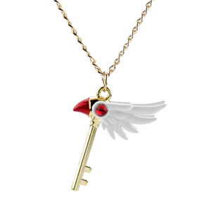 Cardcaptor Sakura Anime Hàng Hóa Vòng Cổ Cây Đũa Phép Thuật Móc Khóa Mặt Dây Chuyền Quà Tặng Giáng Sinh