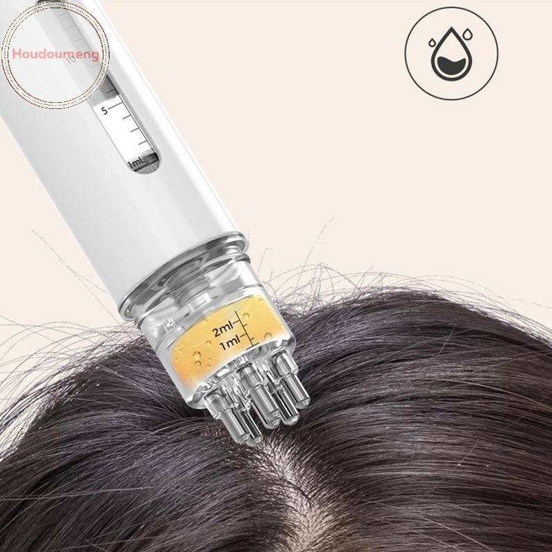 Hodou Sáu Kim Di Động Da Đầu Applicator Chất Lỏng Lược Tóc Massage Thuốc Lược Tóc Cho Tóc Tăng Trưởng Serum Dầu Nuôi Dưỡng VN