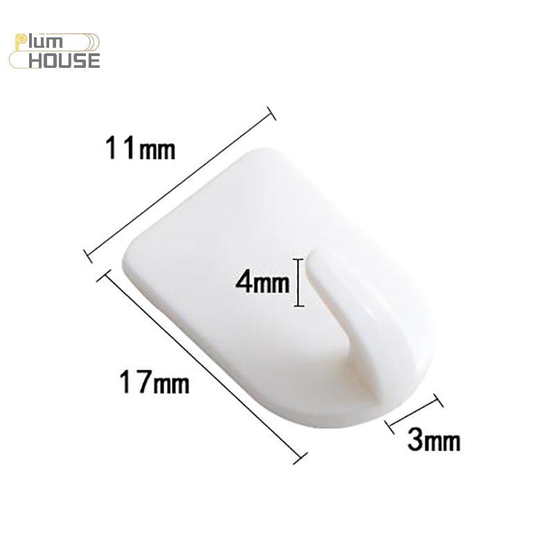 PlumHOUSE 10 Chiếc Móc Nhỏ Đa Năng Mạnh Dính Chìa Khóa Vòng Cổ Trang Trí Móc Nhỏ Sản Phẩm Gia Đình VN