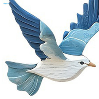 {tshitoli} Pigeon Trang trí tường phòng ngủ Nghệ thuật treo tường bằng gỗ thủ công Bộ trang trí tường Pigeon màu xanh mộc mạc Trang trại Chim nghệ thuật cho văn phòng tại nhà Phòng ngủ Trang trí phong cách Đông Nam