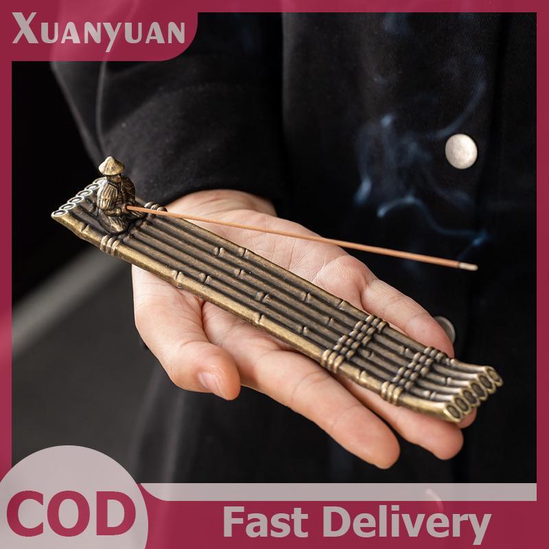 XUAN Sáng Tạo Giá Đỡ Hương Thuyền Ông Già Câu Cá Phong Cách Nhật Bản Hương Dính Đốt Hương Liệu Trang Trí Trang Trí Nhà VN