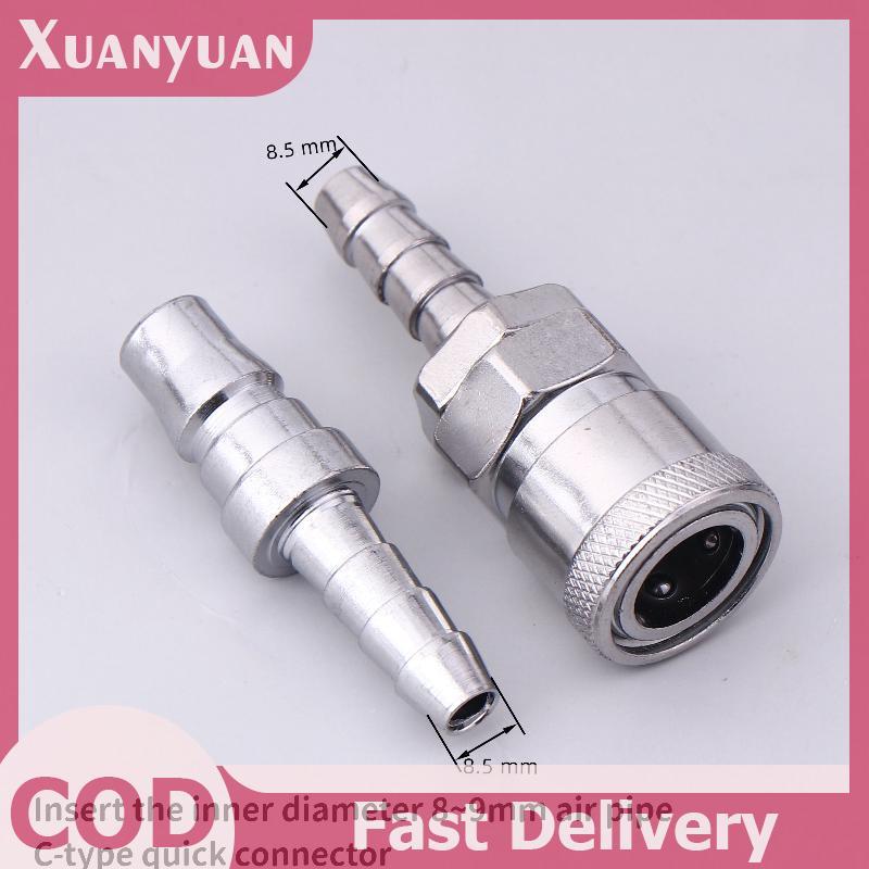 XUAN 2 Cái Lắp Khí Nén Loại Euro SH20 PH20, Phụ Kiện Máy Nén, Dùng Cho Ống 8 mm