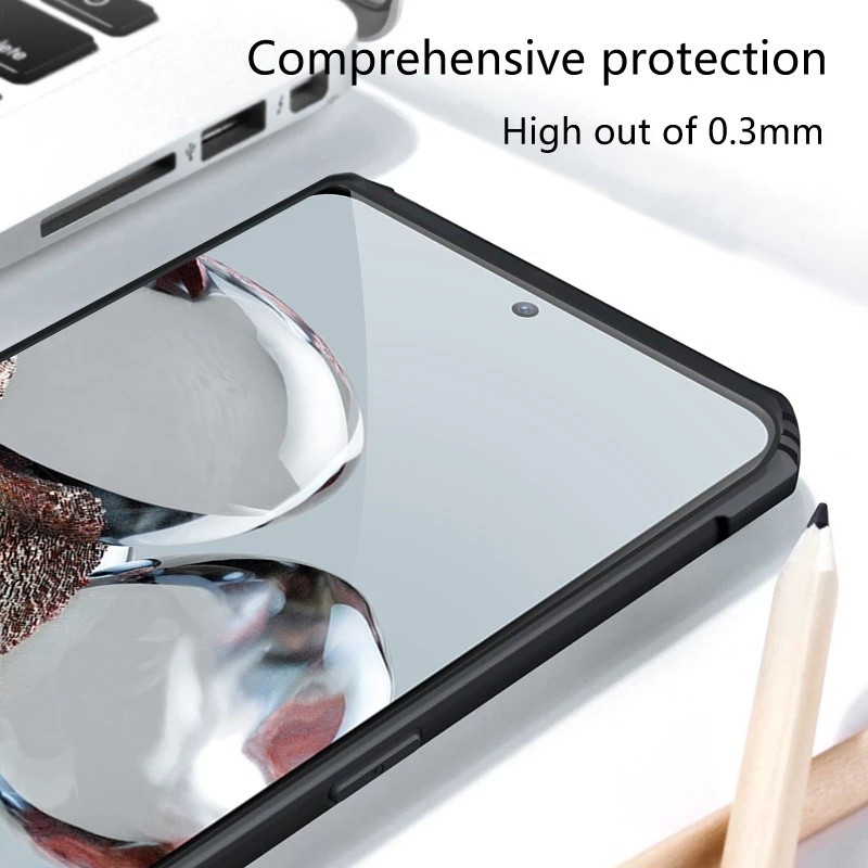 Ốp Lưng Cho Vỏ Điện Thoại Xiaomi 12T 11T 10T Pro 11 12 Lite Vỏ Cứng Chống Sốc Mỏng Pha Lê Trong Suốt