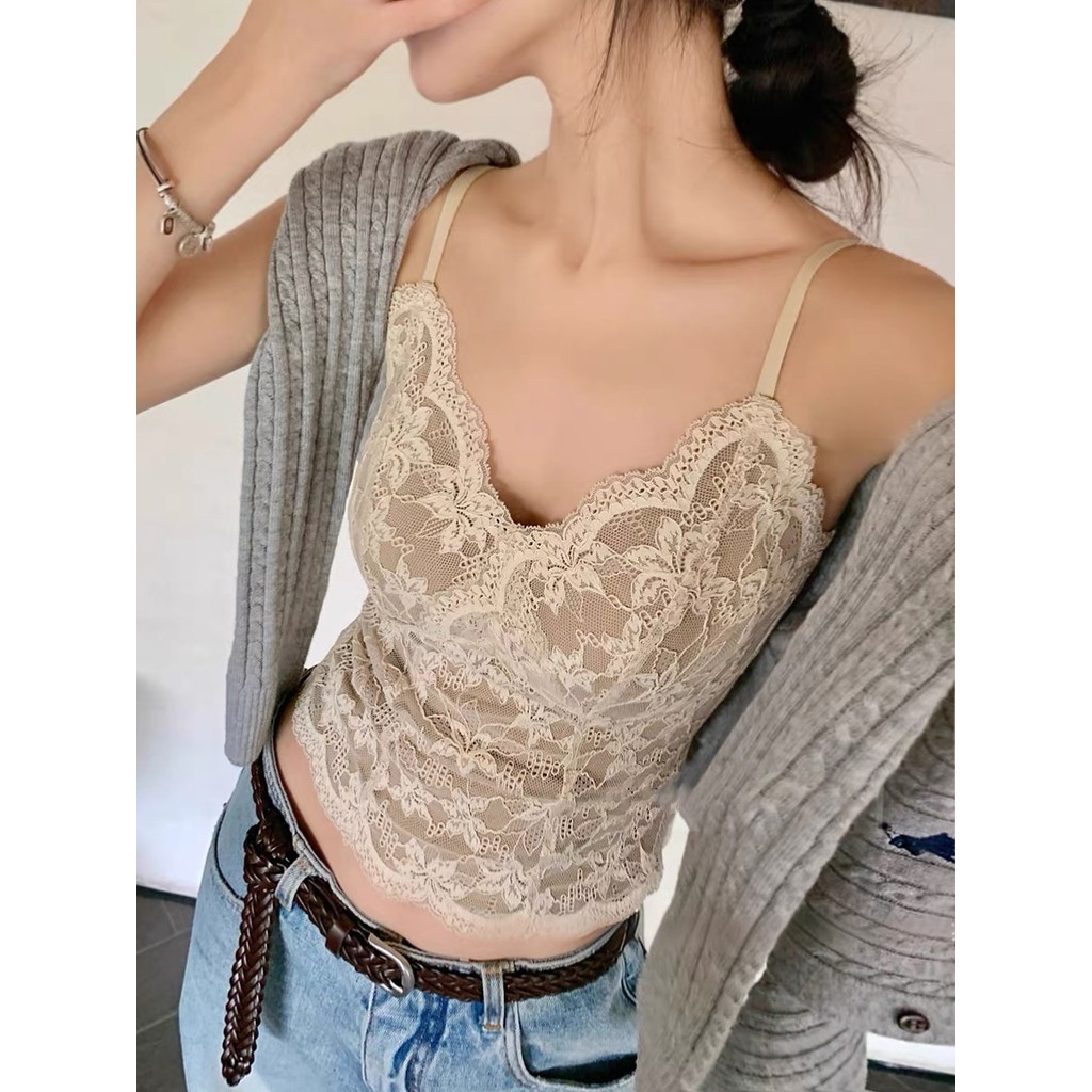 Ren Có Miếng Lót Ngực Đẹp Lưng Bên Trong Áo Yếm Nữ Chải Ấm Top