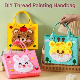 Bộ dụng cụ may túi không dệt DIY dành cho trẻ em - Đồ chơi thủ công sáng tạo dành cho trẻ em