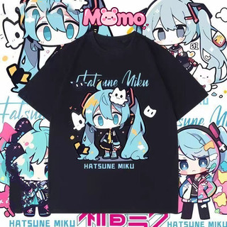 Hatsune Miku Anime In Unisex Thời Trang Thoải Mái Hợp Thời Trang Cổ Tròn Tay Ngắn Áo Thun Top Cho Bé Trai Và Bé Gái 6T
