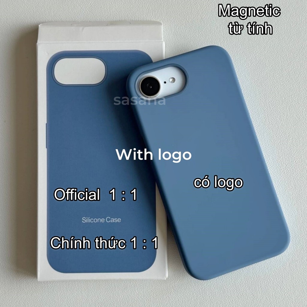 Ốp điện thoại silicon lỏng từ tính cho iphone 16 / 15 / Pro / Pro Max / Plus / 16e Hoạt hình bật lênĐược trang bị