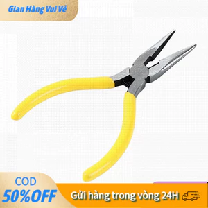 【24h】Kìm Mỏ Nhọn 4.5inch Vàng – Dụng Cụ Sửa Điện, Gỡ Đinh, Cắt Dây Chuyên Dụng Nhỏ Gọn