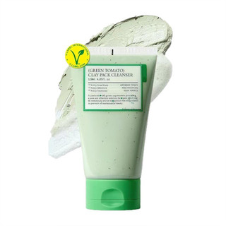 FULLY Green Tomato Clay Mask Cleanser, Pore Purifying Tomato Exfoliation 120ml
