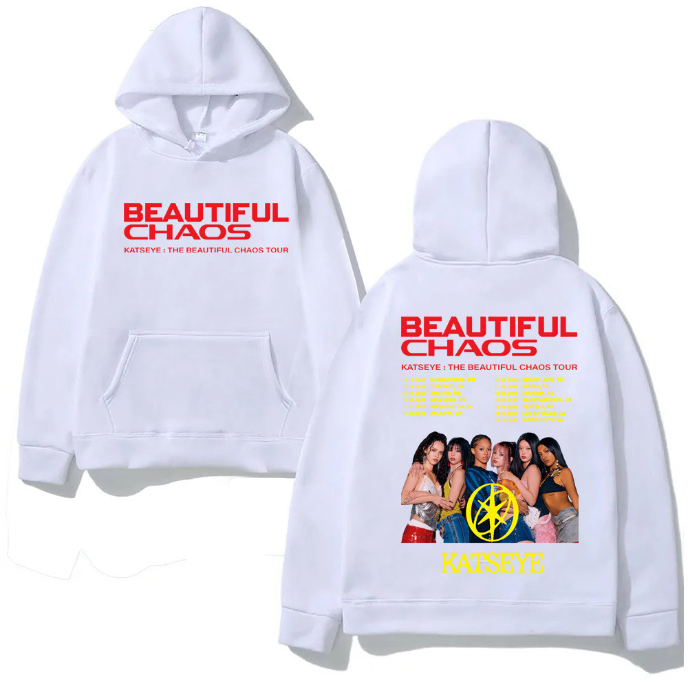 BS1 KATSEYE TOUR Áo Hoodie MỚI Thẩm mỹ 2025 Mới Album Áo nỉ SB1