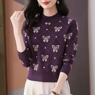 Áo len nữ nửa cổ rùa dài tay phiên bản Hàn Quốc, phù hợp cho thu đông và đi lại