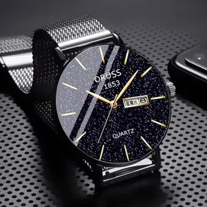 Đồng hồ nam chất lượng cao thời trang mới Đồng hồ nam đa chức năng chống nước Hàn Quốc Quà tặng nam
