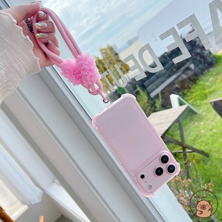 Dành Cho Honor 500 Pro Power 2 Win X9D X7D X6C X5C Magic 8 Pro Honor500 5G 4G Vỏ Điện Thoại Có Dây Đeo Sang Trọng Lông Mờ Chống Sốc Trong Suốt Vỏ Mềm