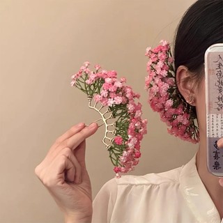 Kẹp Tóc Hoa Gypsophila MAUROPOLI - Phụ Kiện Tóc Thời Trang Cho Cô Dâu