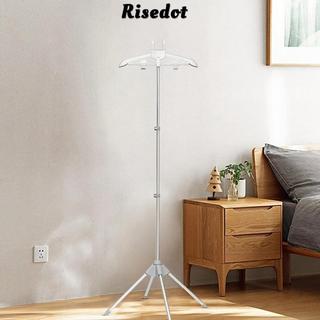 Giá ủi sàn RISEDOT bằng hợp kim nhôm, giá đỡ hấp đứng, giá treo quần áo tứ giác đen/xám, có thể mở rộng