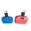QEARY Trống Clapper, Dụng cụ hỗ trợ giảng dạy Chuông cổ vũ Bộ chuông trống, Nhựa màu xanh đỏ bền bỉ Giáo dục sớm Drum Jam Block Dụng cụ gõ