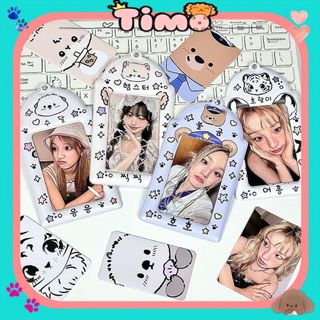 Bao Đựng Card Holder Cute Móc Khoá Ảnh Hoạt Hình Nhiều Mẫu Timo PK99